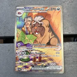 Pokemon Arvin's Mabostiff Special Illustration Rare 235/182 Destined Rivals NM/M - Image 1