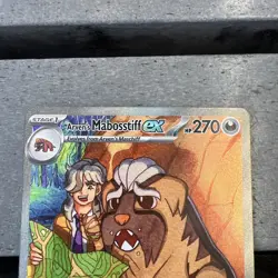 Pokemon Arvin's Mabostiff Special Illustration Rare 235/182 Destined Rivals NM/M - Image 2