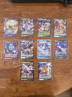 Pokemon TCG Bundle Various AR Full Art Holo Ex Vmax Gx - Image 1