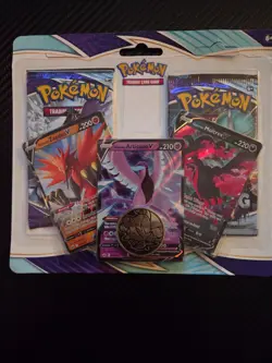Pokemon Chilling Reign 2 Pack Blister Galarian Zapdos V Articuno V Moltres V - Image 1
