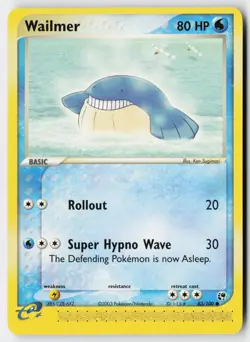Pokemon Wailmer - 83/100 - Common Sandstorm LP - Image 1