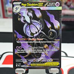 Mega Chandelure EX 115/084 Phantom Forces Secret Rare Holo English 2014 350 HP - Image 1