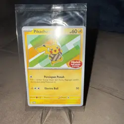Pikachu Berkemeja Batik 101/SV-P Stamped Indonesia Journey Promo Pokemon sealed - Image 1
