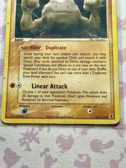 Ditto (Geodude) 62/113 - 2005 Pokemon Delta Species Regular Common - DMG - Image 4