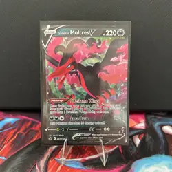 Pokemon TCG: Galarian Moltres V 097/198 - Ultra Rare Holo - Chilling Reign - NM - Image 1