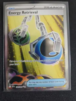 Pokemon Energy Retrieval Trainer-Item Full Art Holo CRI Chaos Rising 108/086 - Image 1