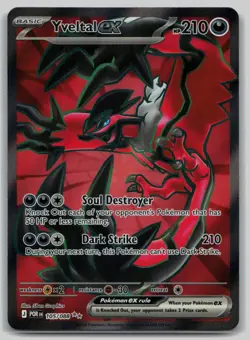 Pokemon TCG Yveltal ex ME03: Perfect Order 105/088 Holo NM - Image 1
