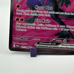 Pokemon TCG Salazzle EX 101/088 ME03: Perfect Order Ultra Rare Near Mint - Image 5
