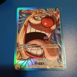 Buggy OP09-042 Alt Art Leader Emperors in the New World One Piece Card Game - Image 1