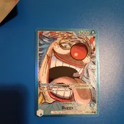 Buggy OP09-042 Alt Art Leader Emperors in the New World One Piece Card Game - Image 2