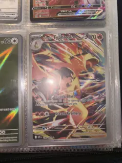 Ethan's Typhlosion 190/182 Illustration Rare Destined Rivals Pokemon Holo NM - Image 1