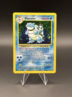 LP+ Blastoise Base Set Holo Unlimited #2/102 Pokemon Card - Image 1