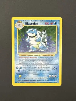 LP+ Blastoise Base Set Holo Unlimited #2/102 Pokemon Card - Image 3