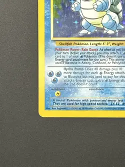 LP+ Blastoise Base Set Holo Unlimited #2/102 Pokemon Card - Image 4