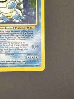 LP+ Blastoise Base Set Holo Unlimited #2/102 Pokemon Card - Image 5