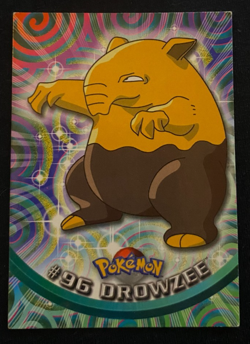 Drowzee #96 Topps Series 2 Blue Back Card Non Holo LP - Image 1