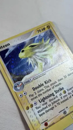 Pokemon Jolteon 6/100 Sandstorm Holo Card MP - Image 2
