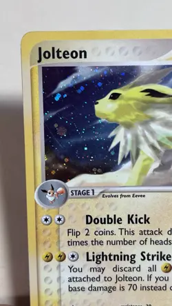 Pokemon Jolteon 6/100 Sandstorm Holo Card MP - Image 3