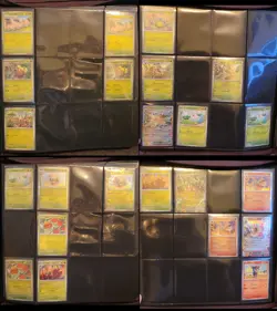 Prismatic Evolutions Pokemon Card Lot + Ultra Pro Binder No Dupes - Image 2