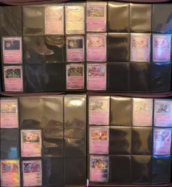 Prismatic Evolutions Pokemon Card Lot + Ultra Pro Binder No Dupes - Image 4