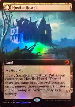 Hostile Hostel - Foil Extended 379 Magic: The Gathering MtG MYTHIC RARE Card - Image 1