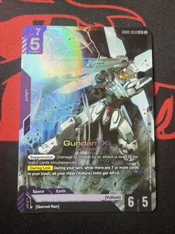 Gundam X (GD02-053) [LR Foil] (NM) - Gundam Card Game - Dual Impact (ENG) - Image 1