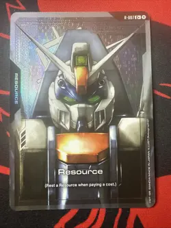 Gundam Card Game Singles R-007: Resource (Duel Gundam) C+ New Type Rising - Image 1