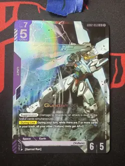 Gundam X (GD02-053) [LR Foil] (NM) - Gundam Card Game - Dual Impact (ENG) - Image 1