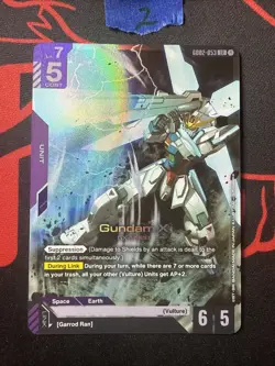 Gundam X (GD02-053) [LR Foil] (NM) - Gundam Card Game - Dual Impact (ENG) - Image 1