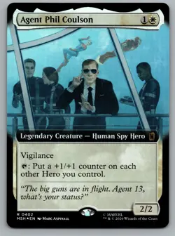 Agent Phil Coulson (Extended Art) 402 Marvel Super Heroes Magic: Foil NM - Image 1