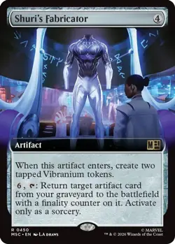 Shuri's Fabricator (Extended Art) 450 Commander: Marvel Super Heroes NM/M MTG - Image 1