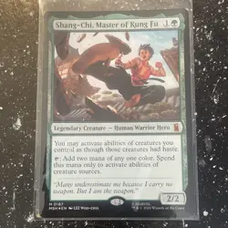 Shang-Chi, Master Of Kung Fu 187 Foil Marvel Super Heroes MSH MTG Magic - Image 1