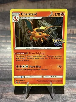 Charizard 010/078 Holo Rare Pokemon GO Pokemon Card - Image 1