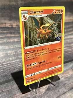 Charizard 010/078 Holo Rare Pokemon GO Pokemon Card - Image 2