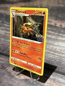 Charizard 010/078 Holo Rare Pokemon GO Pokemon Card - Image 3
