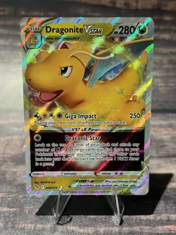 Dragonite VSTAR 050/078 Ultra Rare Pokemon GO Pokemon Card - Image 1
