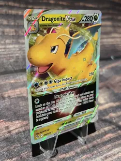 Dragonite VSTAR 050/078 Ultra Rare Pokemon GO Pokemon Card - Image 2