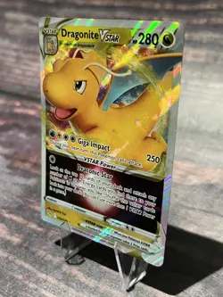 Dragonite VSTAR 050/078 Ultra Rare Pokemon GO Pokemon Card - Image 3