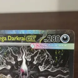 Pokemon Mega Darkrai EX 116/084 PBLN Rare Full Art Holo 280HP English - Image 3