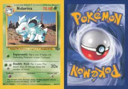 NIDORINA 40/64 UNCOMMON JUNGLE POKEMON UNLIMITED NEAR MINT - Image 3