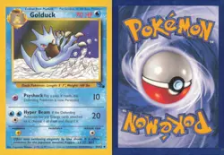 GOLDUCK 35/62 UNCOMMON FOSSIL POKEMON UNLIMITED NEAR MINT - Image 3