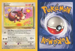 EEVEE 51/64 COMMON JUNGLE POKEMON UNLIMITED NEAR MINT - Image 3