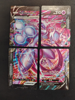 Pokemon TCG Mewtwo V Union SWSH159-162 Holo Promo Full Set of 4 NM - Image 1