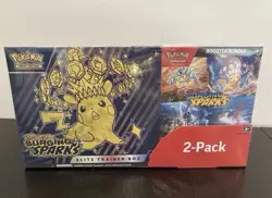 Pokemon TCG Surging Sparks Elite Trainer Box & Booster Bundle - Costco 2 Pack - Image 1