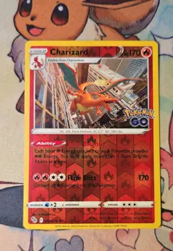 Charizard 010/078 Pokemon GO Reverse Holo - Image 1