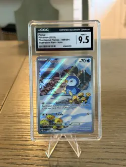PIPLUP POKEMON PHANTASMAL FLAMES 098/094 HOLO CGC MINT 9.5 - Image 1