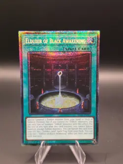 Eldlixir of Black Awakening 1st Edition Starlight Rare RA05-EN065 NM Yu-Gi-Oh! - Image 1
