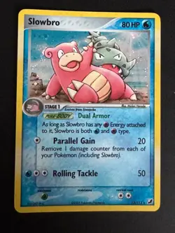 Pokemon TCG Slowbro Unseen Forces Holo Rare Card 13/115 - Image 1