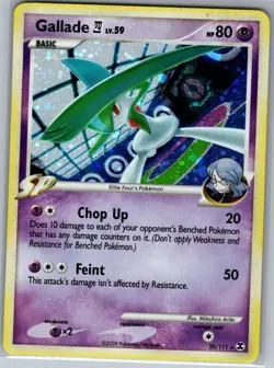 Gallade E4 - 20/111 (DPPt Rising Rivals) Holo Deck Exclusives - Pokemon Card NM - Image 1