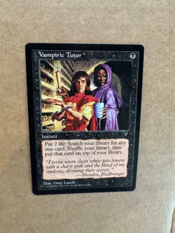 MTG Visions Vampire Tutor Unplayed NM NM+ Magic The Gathering - Image 4